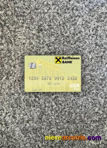 Serbia Raiffeisen banka a.d. Beograd visa debit card photolook